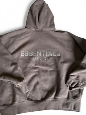 Fear of God ESSENTIALS Men’s Hoodie - brown